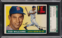 1955 Topps #2 Ted Williams SGC EX+ 5.5