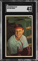 1953 Bowman Color #32 Stan Musial SGC VG/EX 4