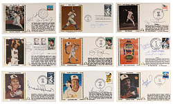 Baltimore Orioles Cachet Collection (38) with (23) Signed Including (16) Hall of Famers