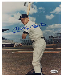 Mickey Mantle Signed 8x10 Photograph with Full JSA