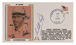 1979 Satchel Paige Signed Gateway Cachet with Full JSA LOA