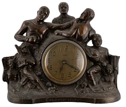 1930s Champions Clock with Joe Louis, Red Grange & Babe Ruth