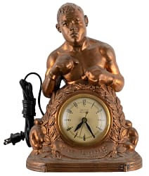 1937-1938 Joe Louis "World Champion" Figural Clock