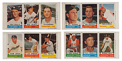 1961 Bazooka Panels Group (4) with Aparicio, Drysdale & F. Robinson - (12 Total Cards)