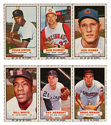 1963 Bazooka Panels Pair with Brooks Robinson - (6 Total Cards)