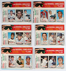 1967 Bazooka Box High-Grade Partial Set (9/18) with (11) Hall of Famers - (27 Total Cards)