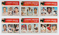 1966 Bazooka Box High-Grade Partial Set (12/16) with Clemente, Koufax & Mantle - (36 Total Cards)
