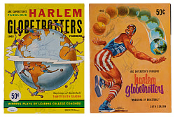1963-1965 Harlem Globetrotters Multi-Signed Yearbooks (2) Satchel Paige, Meadowlark Lemon, Curly Neal & Sweetwater Clifton- Both JSA Certified