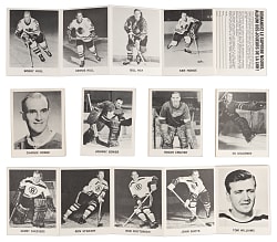 1965-1966 Coca-Cola NHL Players Complete Set (108) in Uncut 18-Card Panels - Sharp!