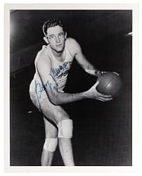 George Mikan Signed & Dated Photo