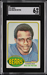 1976 Topps Football #148 Walter Payton Rookie SGC EX/NM 6
