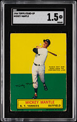 1964 Topps Stand-Ups Mickey Mantle SGC FAIR 1.5