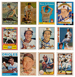 1957-1994 Baltimore Orioles Signed Card Collection (47) with (8) Hall of Famers