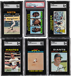 1971 Topps Complete Set (752) with (11) Graded Keys