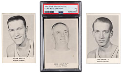 1955 Ashland/Aetna Oil College Basketball Collection (29) with PSA VG 3 Adolph Rupp