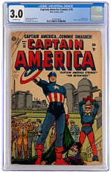 1954 Atlas Comics Captain America Comics #76 First Atlas Issue - CGC 3.0