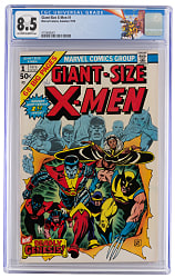 1975 Marvel Comics Giant-Size X-Men #1 First Appearance of New X-Men Team - CGC 8.5