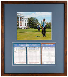 Barack Obama Handwritten Andrews Air Force Base Golf Scorecard - Full JSA LOA