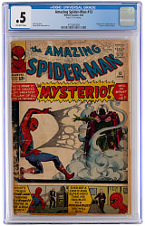 1964 Marvel Comics Amazing Spider-Man #13 First Mysterio - CGC .5