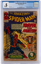 1964 Marvel Comics Amazing Spider-Man #15 First Kraven the Hunter - CGC .5