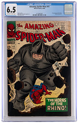 1966 Marvel Comics Amazing Spider-Man #41 First Rhino - CGC 6.5