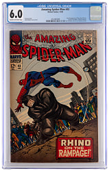 1966 Marvel Comics Amazing Spider-Man #43 First Full Appearance of Mary Jane Watson - CGC 6.0