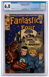 1965 Marvel Comics #45 First Inhumans - CGC 6.0