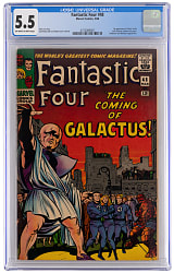 1966 Marvel Comics Fantastic Four #48 First Silver Surfer - CGC 5.5