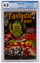 1966 Marvel Comics Fantastic Four #49 First Full Appearance of Galactus - CGC 4.0