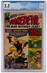 1964 Marvel Comics Daredevil #1 Origin and First Appearance of Daredevil - CGC 2.5