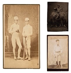 1870s Baseball Player Photographs (3)