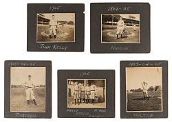 1905 Baltimore Orioles Player Cabinet Photographs (5)