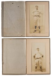 1910 Boston Red Sox Player Photographs (2) with Heinie Wagner & Doc Moskiman