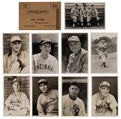 1930s George Burke Photos Hoard (140+) with (15+) Hall of Famers Plus Original Mailing Envelope