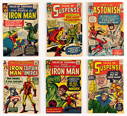 1963-1966 Marvel Comics Tales of Suspense/Tales to Astonish Collection (15) with TOS #59 First Silver Age Captain America Solo Story