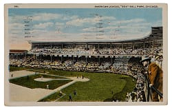 1919 Comiskey Stadium "Black Sox" Postcard - Mailed Day After Final World Series Game!