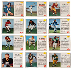 1962 Post Cereal Football Near Complete Set (193/200) with (9) PSA Graded & Hall of Fame Shortprints- Clean!