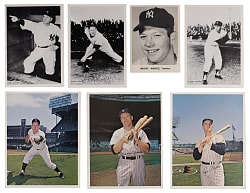 1957-1966 New York Yankees Picture/Team Issue Photo Pack Set Group (4) with (3) Original Mailers - (53) Total Pieces