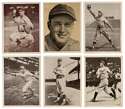 1936 R311 Glossy Collection (15) with (8) Hall of Famers & (6) Teams