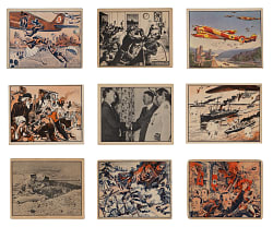 1939 R165 Gum Inc. War News Pictures Near Complete Set (117/144) with (9) High Numbers
