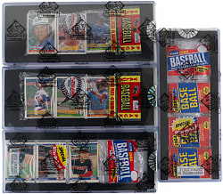 1982-1986 Topps, Donruss & Fleer Unopened Grocery/Rack Packs (7) with Tom Seaver Top - All BBCE