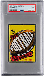 1977 Topps Football Unopened Wax Pack PSA NM 7