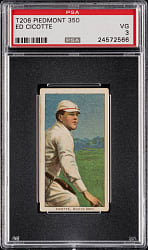 1909-1911 T206 White Border Ed Cicotte PSA VG 3