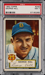1952 Topps #246 George Kell PSA NM 7