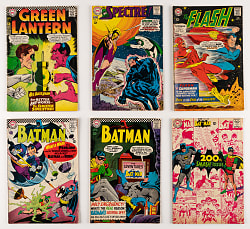 1960s DC Super-Hero 12-Cent Comic books (40) with Batman #200 & Spectre #3