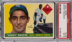 1955 Topps #123 Sandy Koufax Rookie PSA EX 5