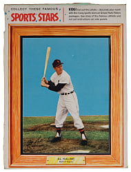 1960 Post Cereal Al Kaline Hand Cut Box