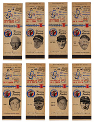 1959 1st Federal Savings Famous Washington Senators Matchbooks Complete Set (20)