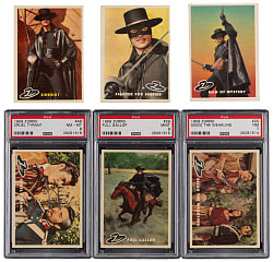 1958 Topps Zorro Complete Set (88) with (3) PSA Graded Including #29 PSA MINT 9 (Population 3, None Higher) - Clean!