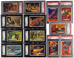 1957 Topps Space/Target: Moon Complete Set (88) with (31) PSA/SGC NM 7 Graded or Better